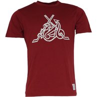 T-Shirt Vintage Ajoie Hockey Club bordeaux